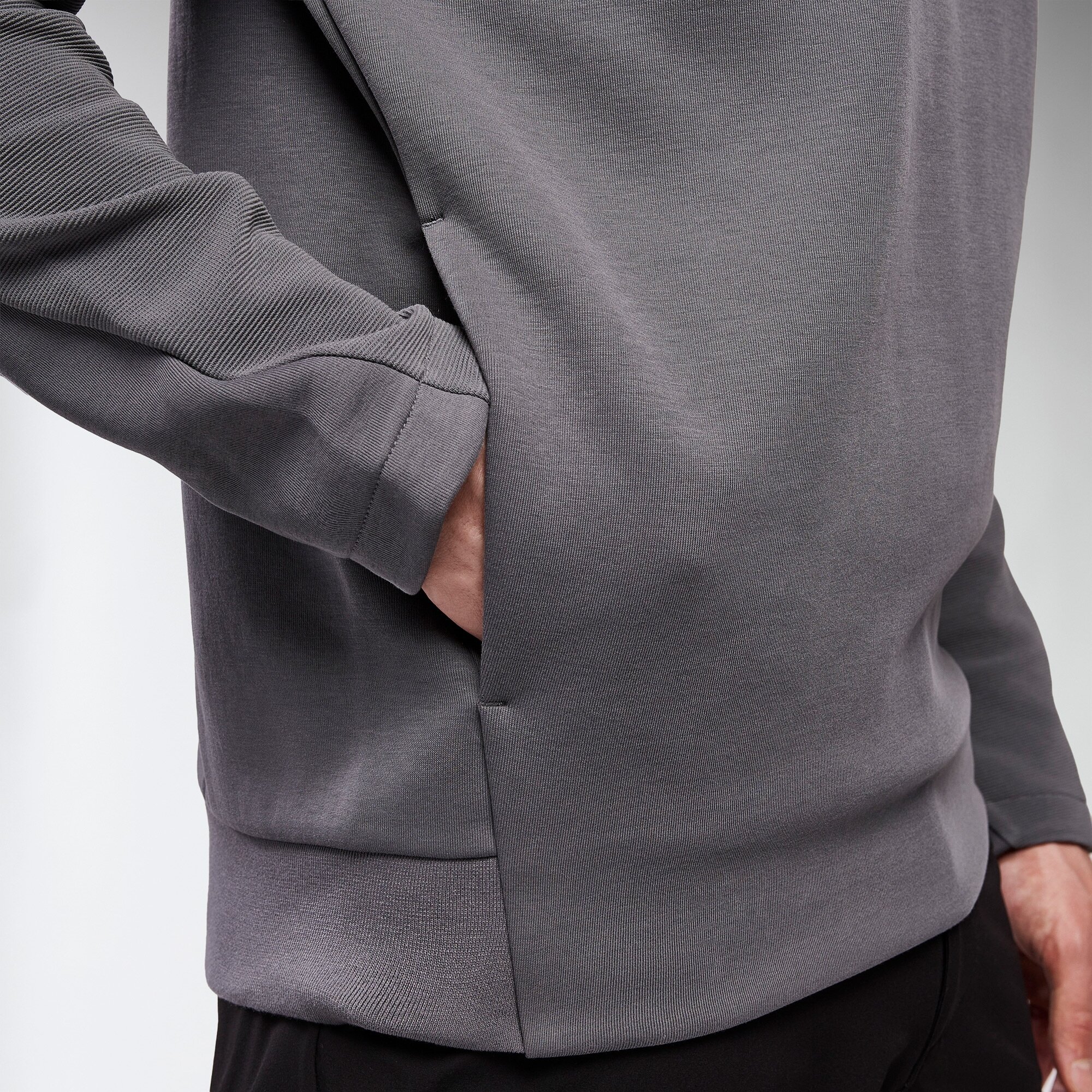 SUDADERA MEDIA CREMALLERA LUNARIS MGRY/DGRY
