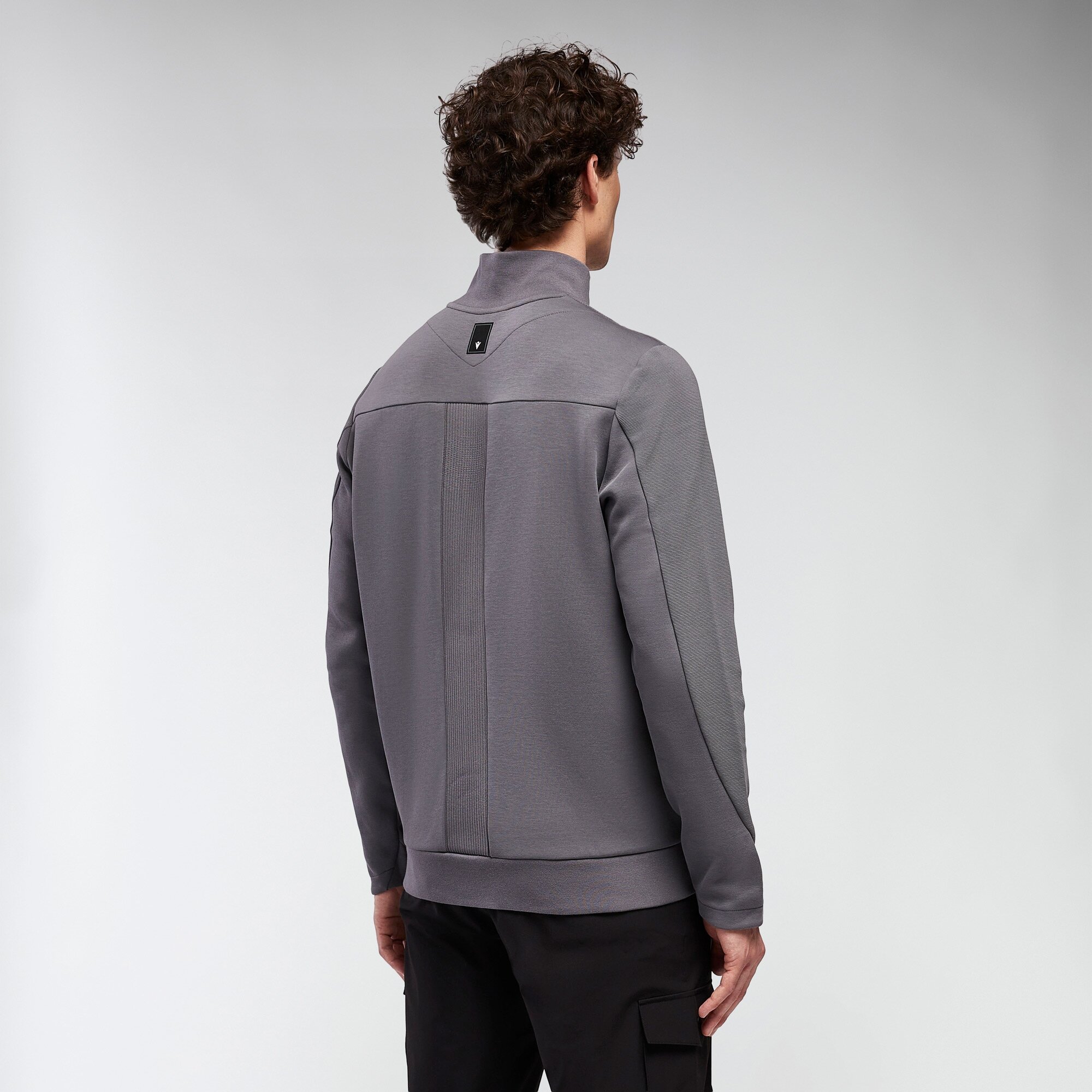 SUDADERA MEDIA CREMALLERA LUNARIS MGRY/DGRY